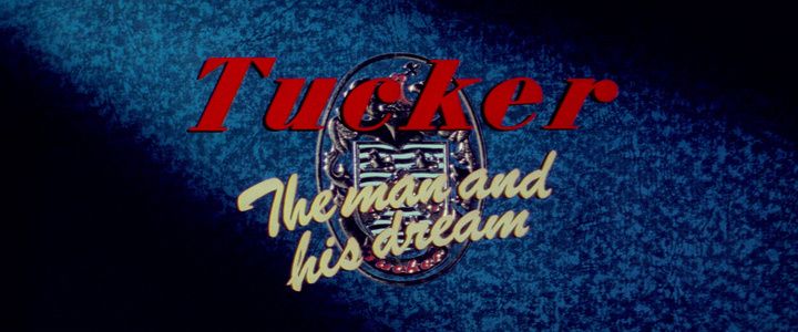 Title screen of Tucker: The Man and His Dream