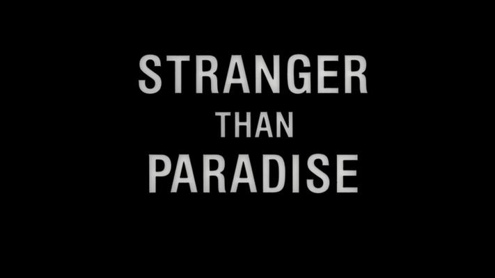Title screen of Stranger Than Paradise