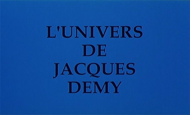 Title screen of L'univers de Jacques Demy