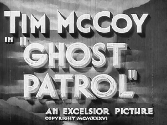 Title screen of Ghost Patrol