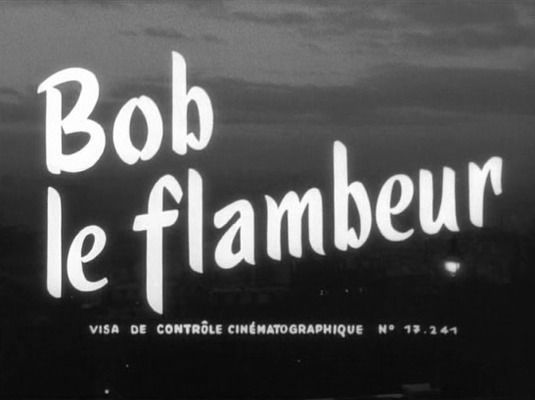 Title screen of Bob le flambeur
