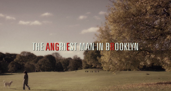 Title screen of The Angriest Man in Brooklyn