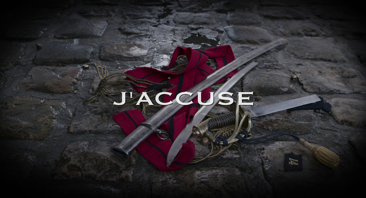 Title screen of J'accuse