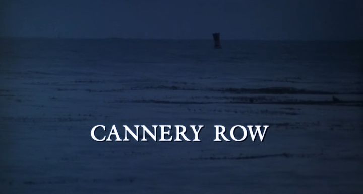 Title screen of Cannery Row