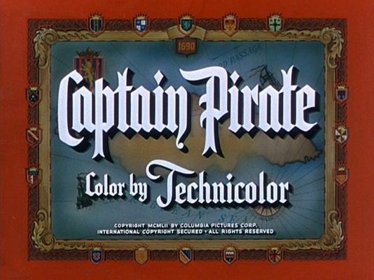 Title screen of Captain Pirate
