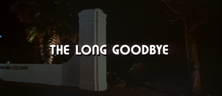 Title screen of The Long Goodbye