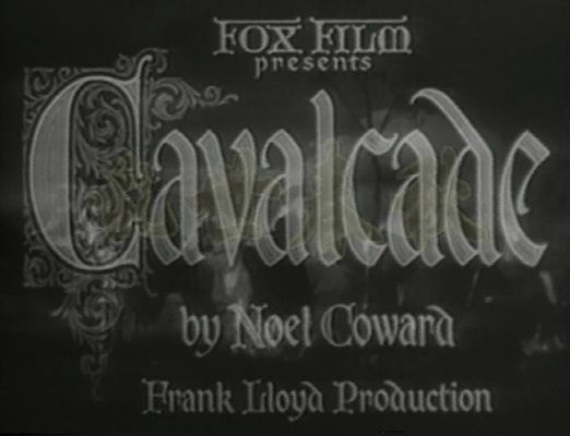 Title screen of Cavalcade