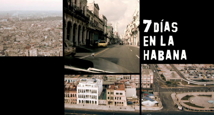 Title screen of 7 días en La Habana