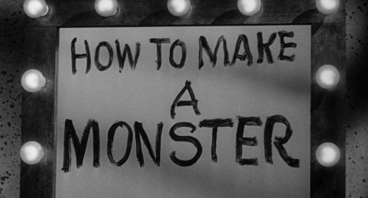 Title screen of How to Make a Monster