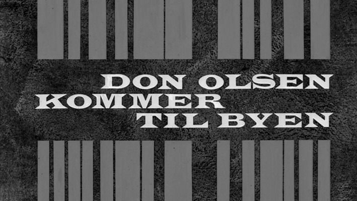 Title screen of Don Olsen kommer til byen