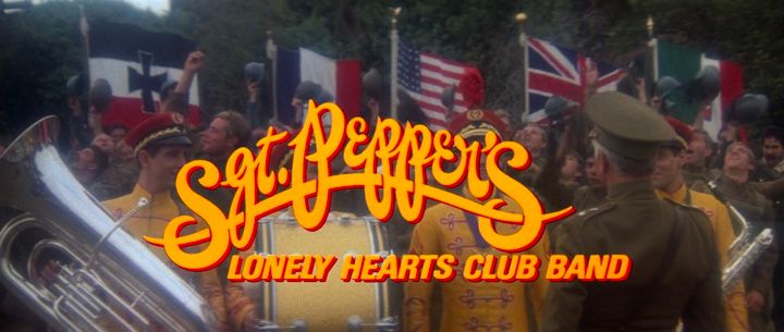 Title screen of Sgt. Pepper's Lonely Hearts Club Band