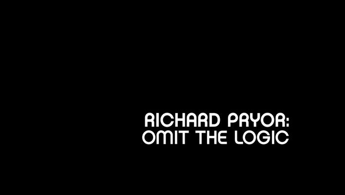 Title screen of Richard Pryor: Omit the Logic