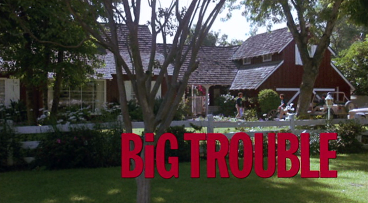 Title screen of Big Trouble