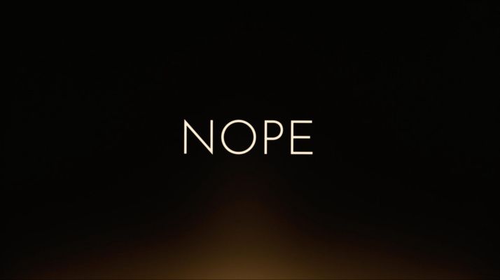 Title screen of Nope