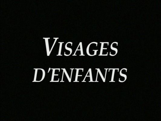 Title screen of Visages d'enfants