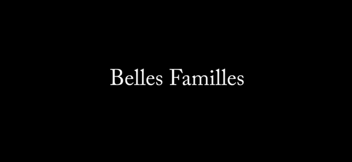 Title screen of Belles familles