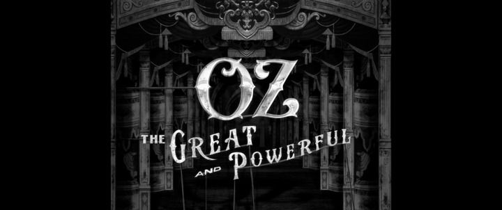 Title screen of Oz the Great and Powerful