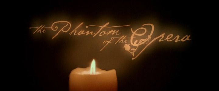 Title screen of The Phantom of the Opera