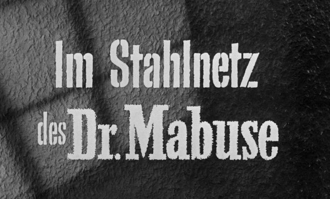 Title screen of Im Stahlnetz des Dr. Mabuse