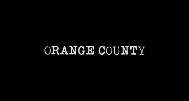 Title screen of Orange County