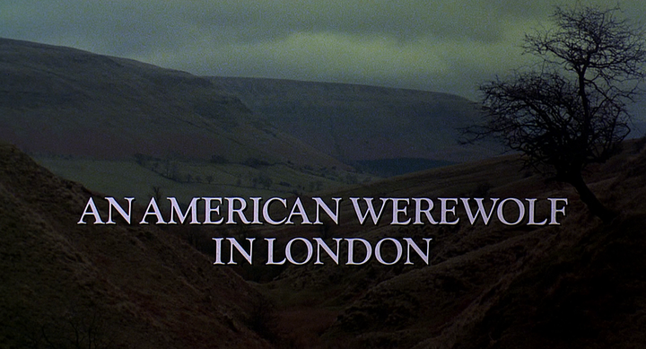 Title screen of An American Werewolf in London