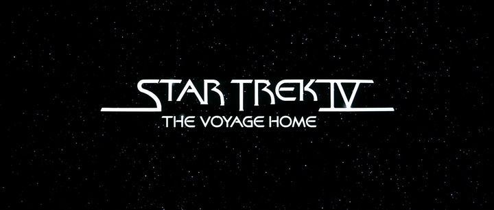 Title screen of Star Trek IV: The Voyage Home
