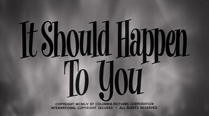 Title screen of It Should Happen to You