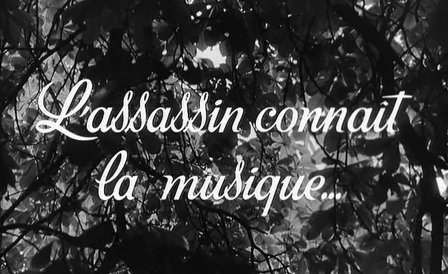 Title screen of L'assassin connaît la musique...