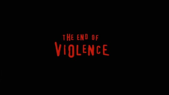 Title screen of The End of Violence