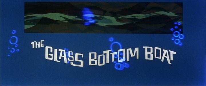 Title screen of The Glass Bottom Boat