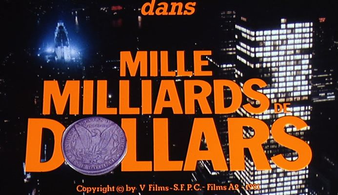 Title screen of Mille milliards de dollars