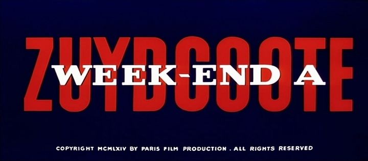 Title screen of Week-end à Zuydcoote