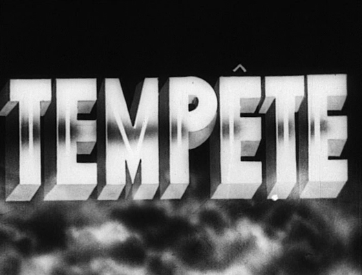 Title screen of Tempête
