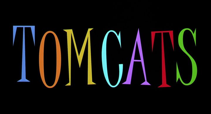 Title screen of Tomcats