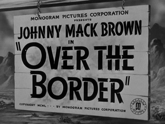 Title screen of Over the Border