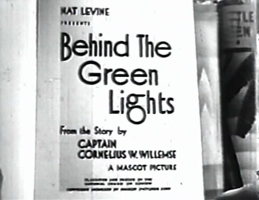 Title screen of Behind the Green Lights