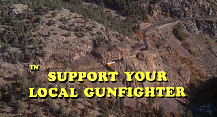 Title screen of Support Your Local Gunfighter