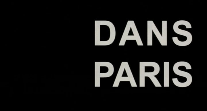 Title screen of Dans Paris