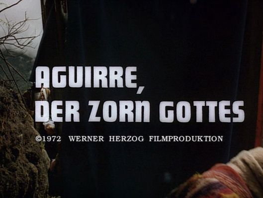 Title screen of Aguirre, der Zorn Gottes