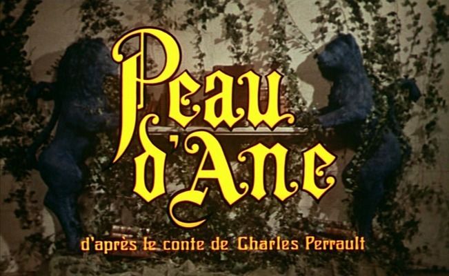 Title screen of Peau d'âne