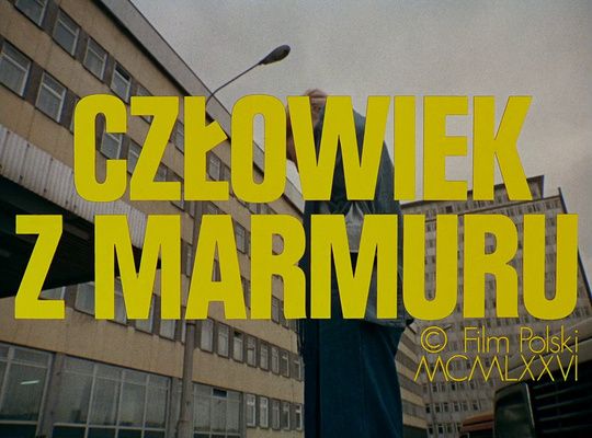 Title screen of Człowiek z marmuru