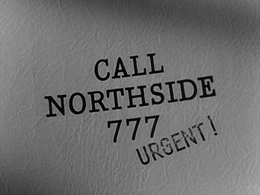 Title screen of Call Northside 777