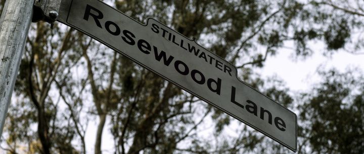 Title screen of Rosewood Lane