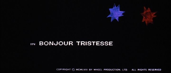 Title screen of Bonjour tristesse