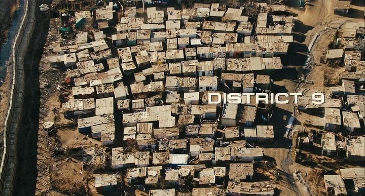 Title screen of District 9