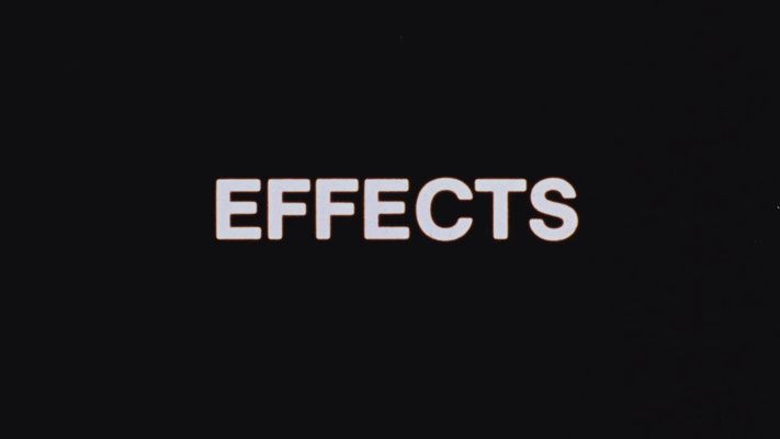 Title screen of Effects