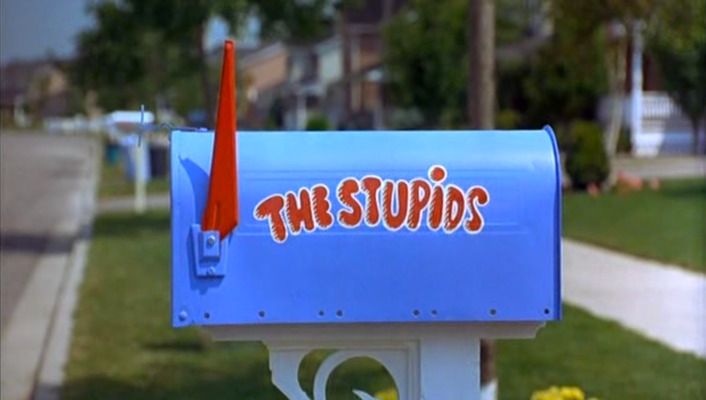 Title screen of The Stupids