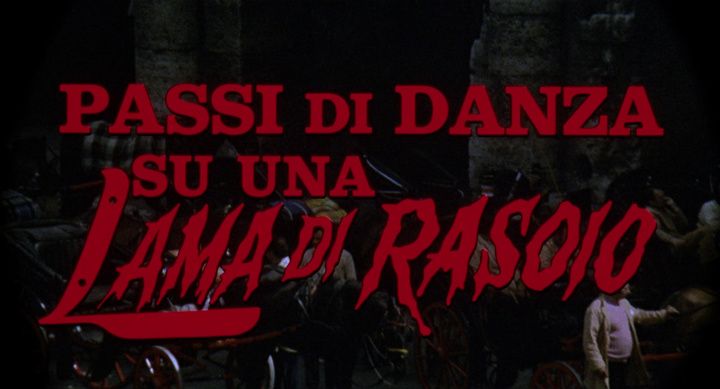 Title screen of Passi di danza su una lama di rasoio