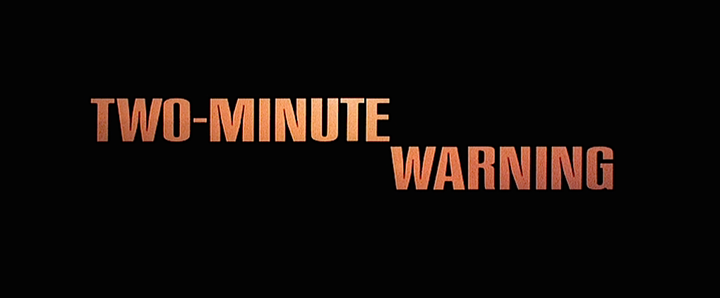 Title screen of Two-Minute Warning