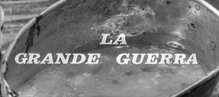 Title screen of La grande guerra